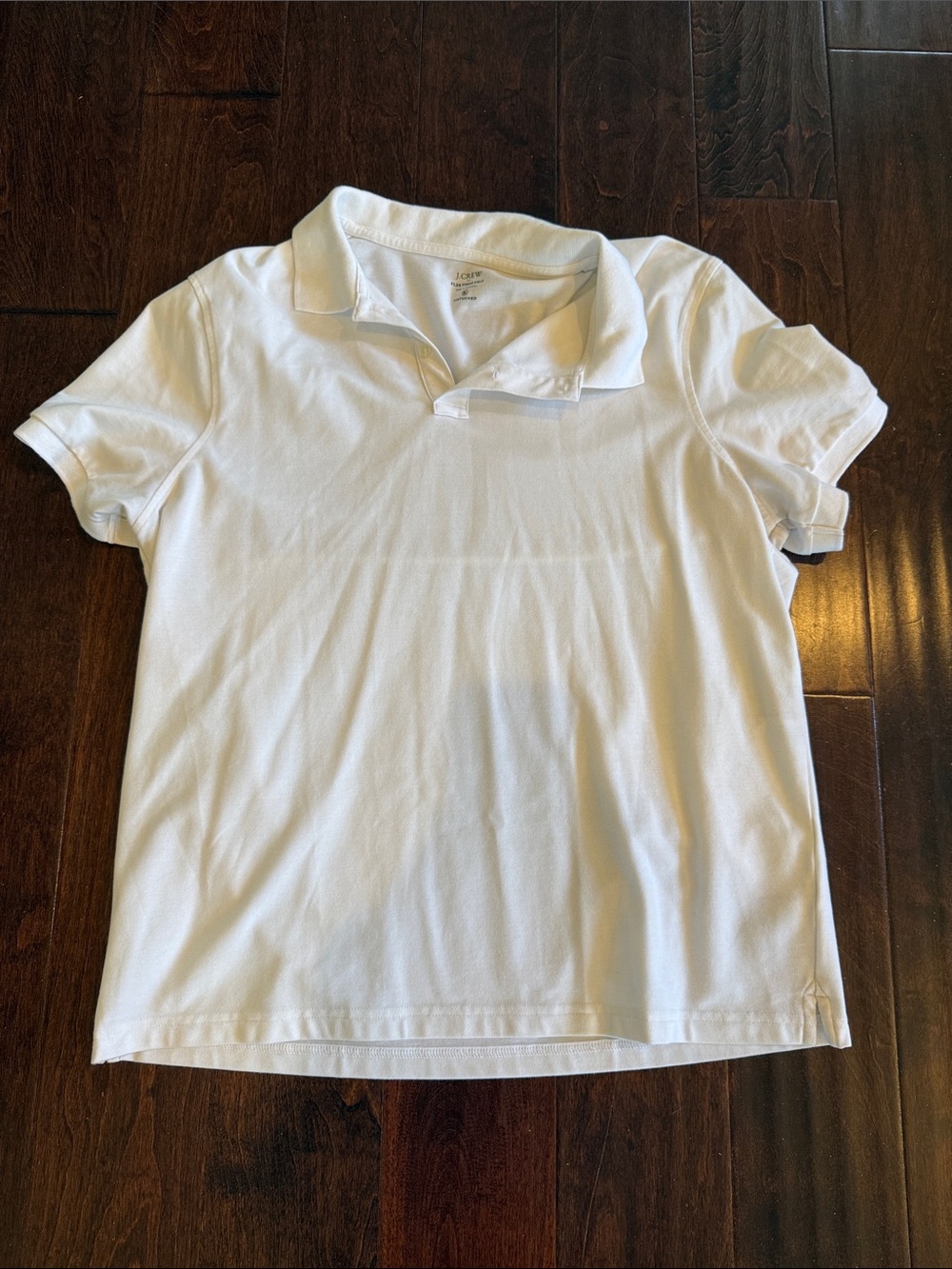 J. Crew Factory White Polo